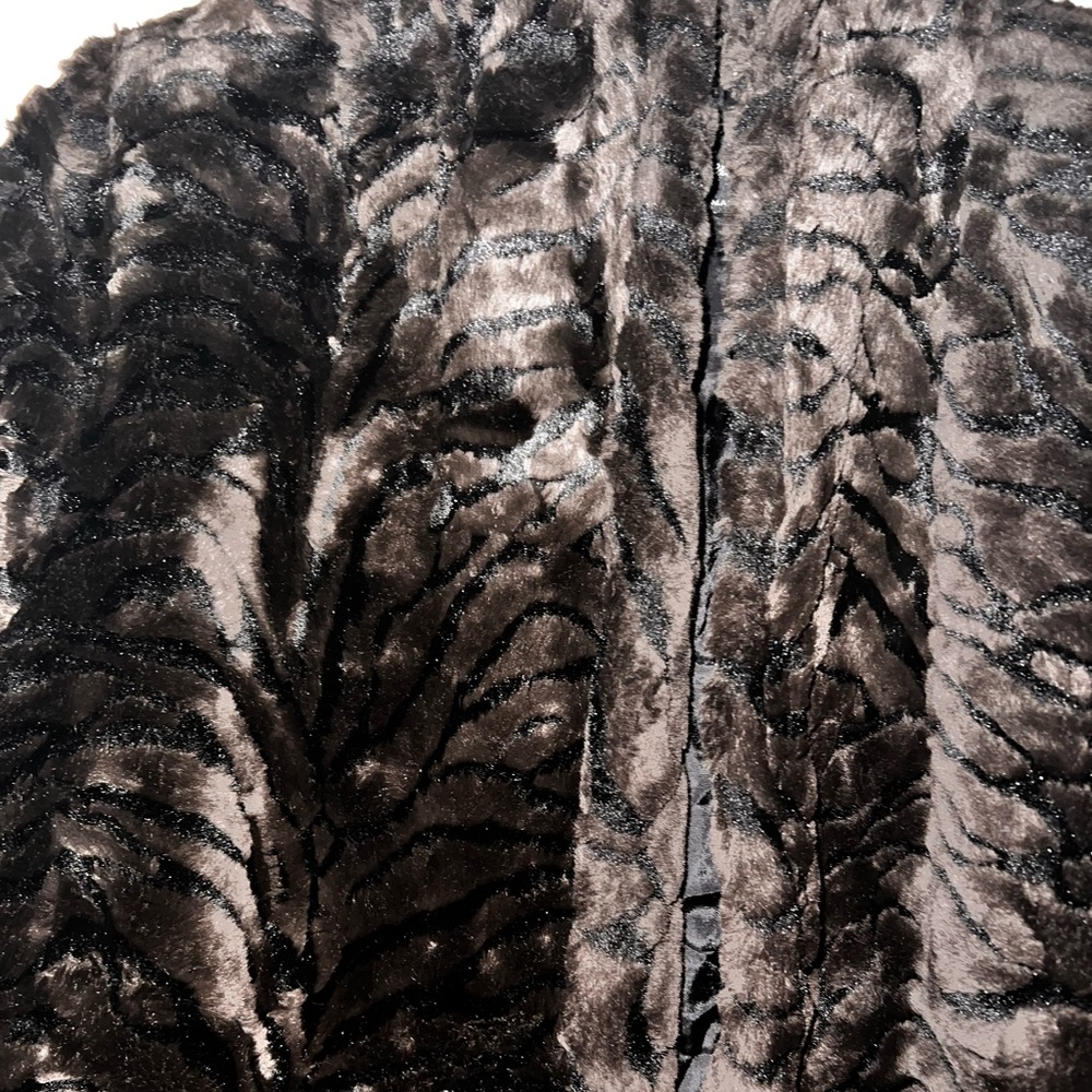 Brown American Signature Faux Fur Coat